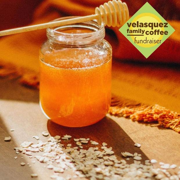 Honey and oats for chewy oatmeal cookies inspires this autumn coffee flavor