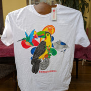 White Honduras Mawcaw Short Sleeve T-Shirt - M